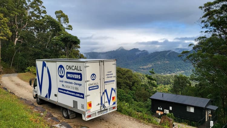 OnCall truck on the Gold Coast hinterland