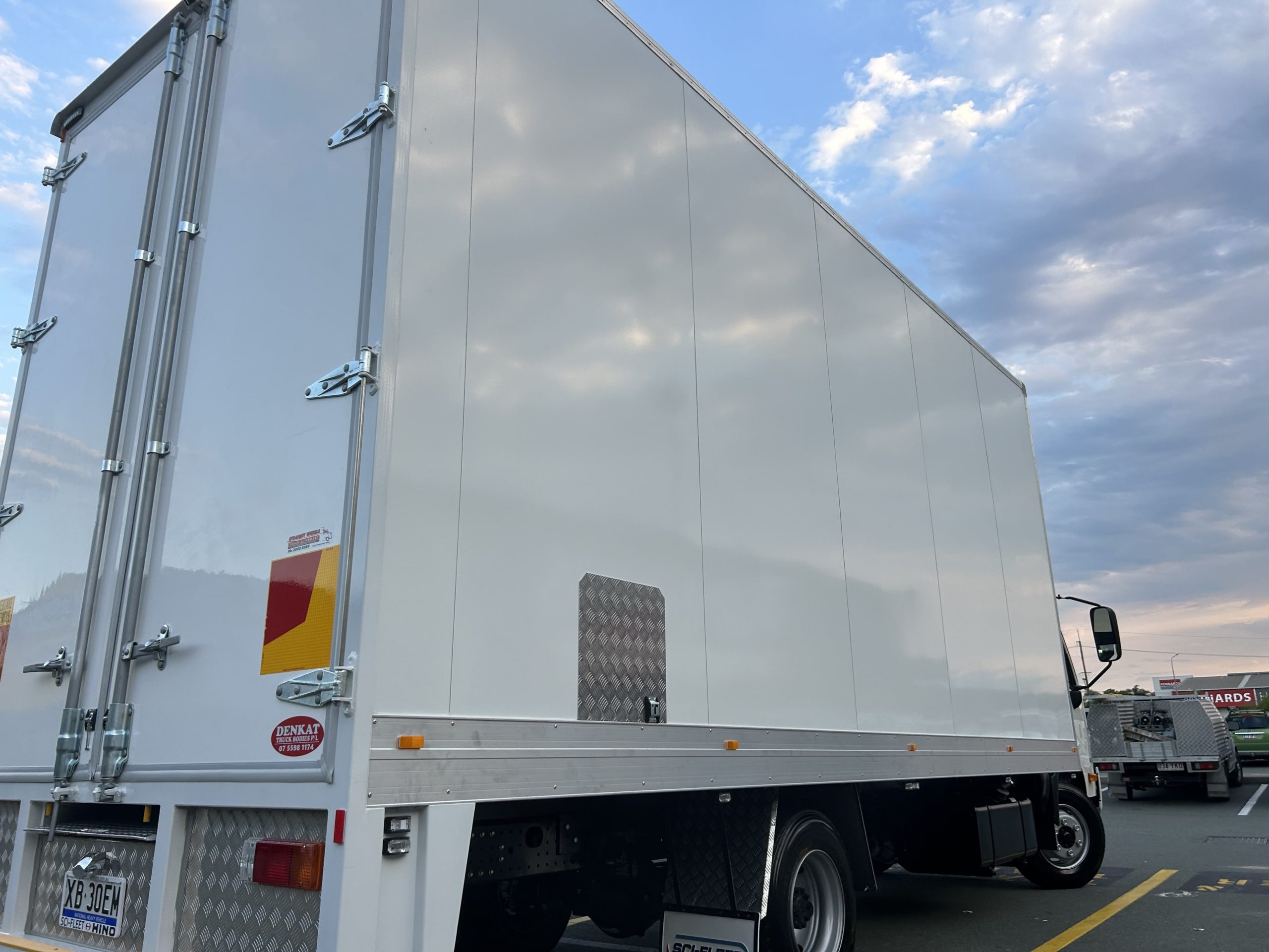 Branded box truck