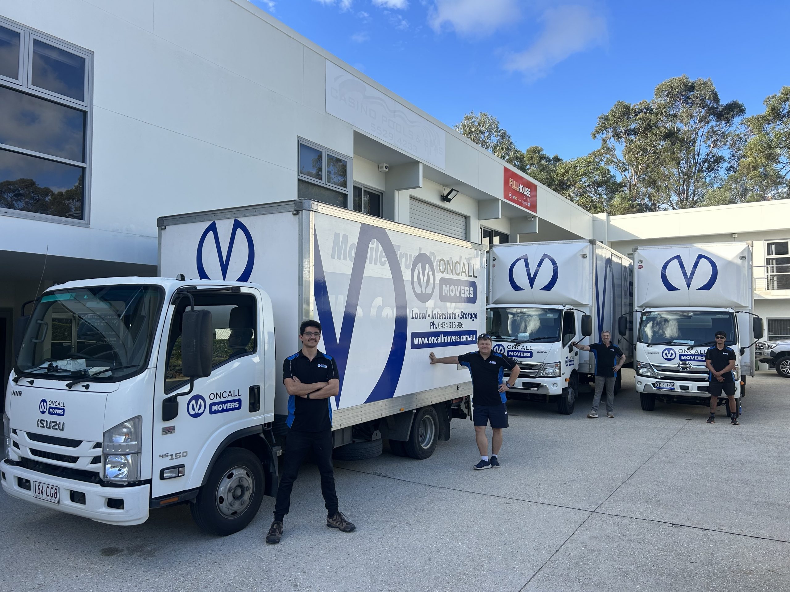 The Oncall Movers - Gold Coast Team Photo